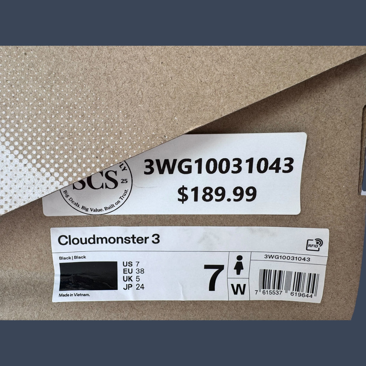 On Cloudmonster 3 |Black/Black | Women’s | 3WG10031043