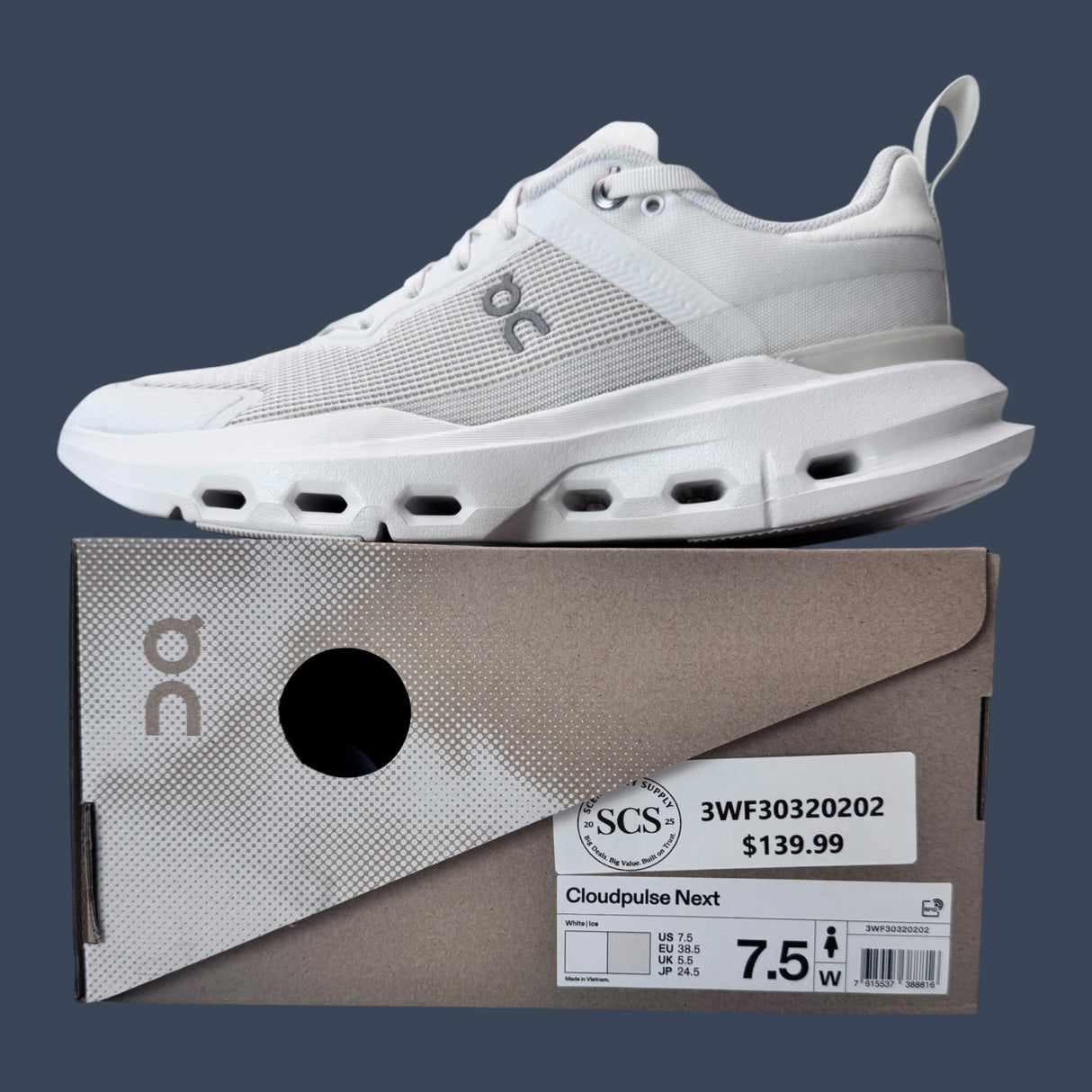 On Cloudpulse Next | White/Ice | Women’s | 3WF30320202