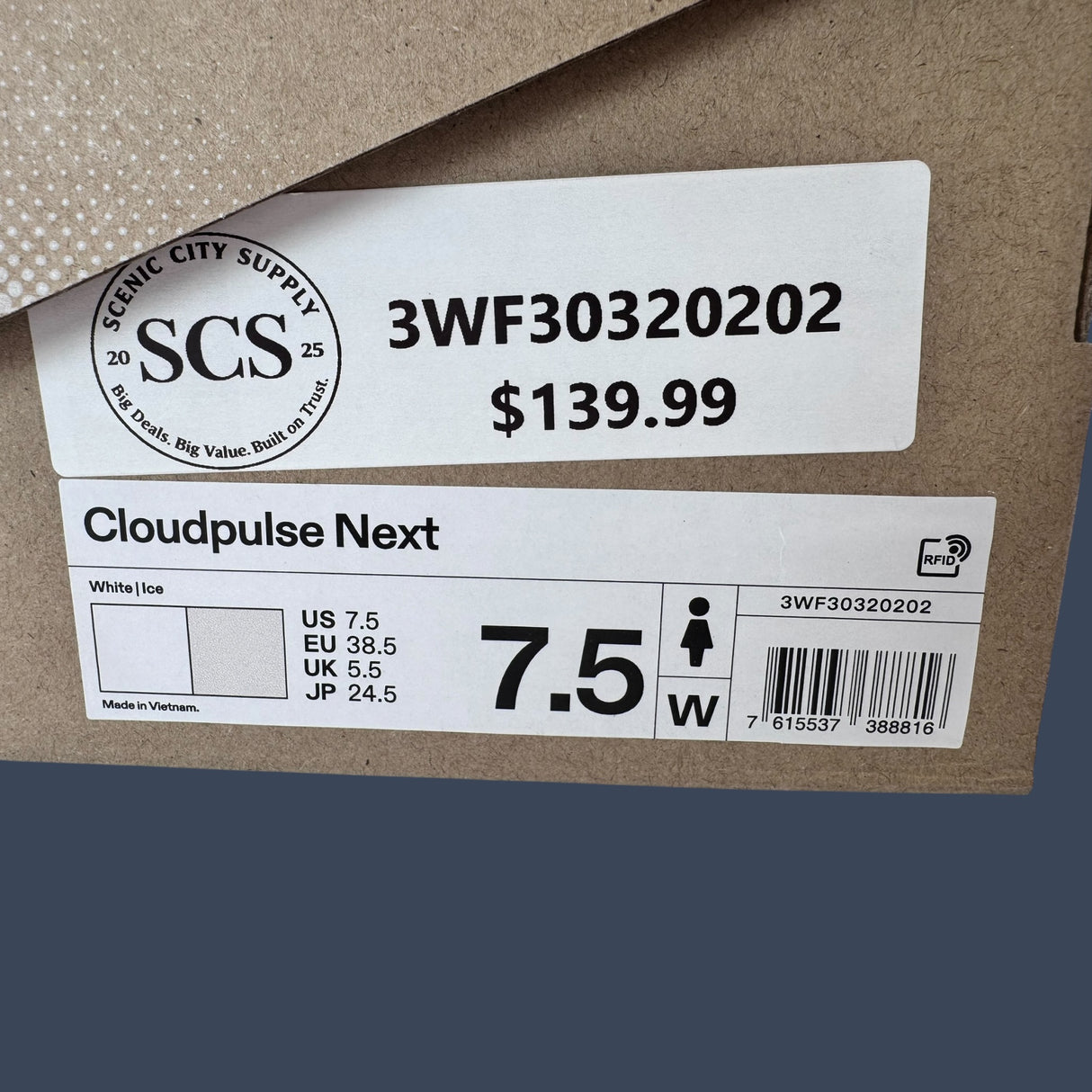 On Cloudpulse Next | White/Ice | Women’s | 3WF30320202