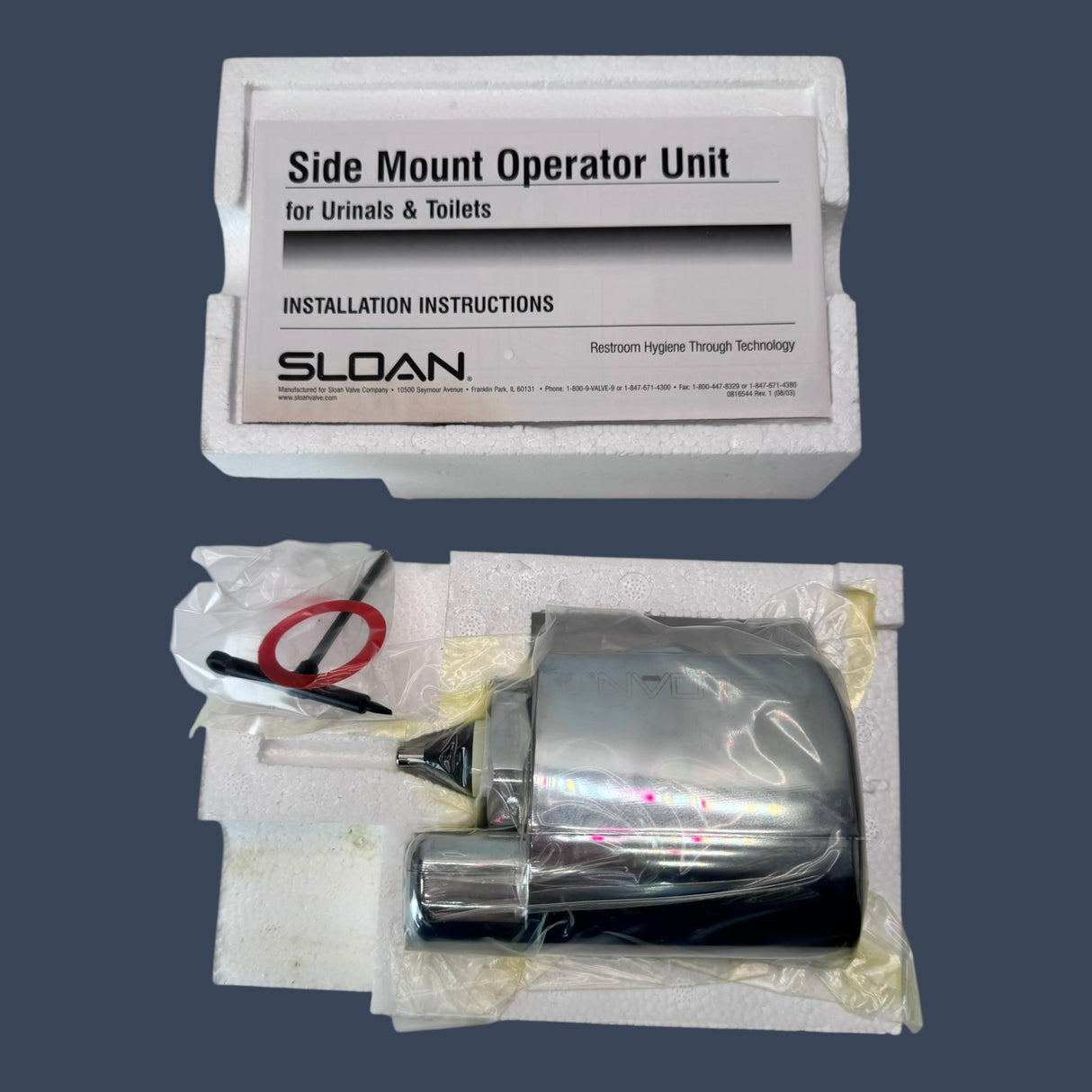 Sloan 111 SMO-M Flush Valve Chrome Commercial Flushometer | 1.6 GPF