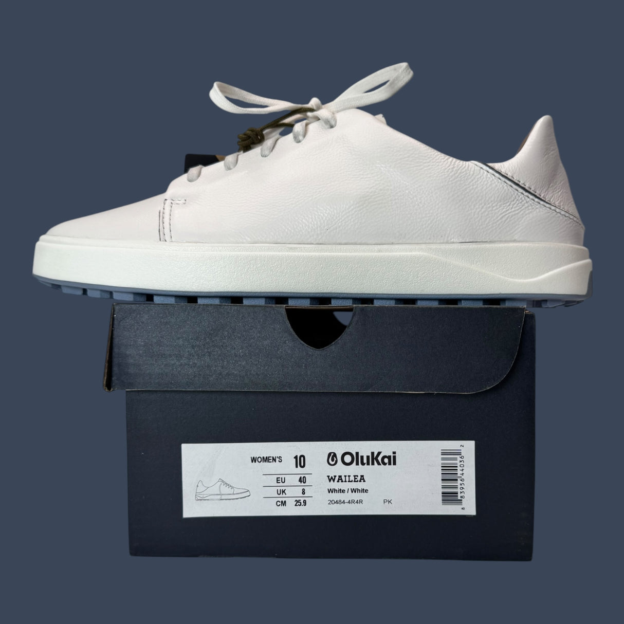 OluKai | Wailea | White/White | Women’s Golf Shoe | 20484-4R4R