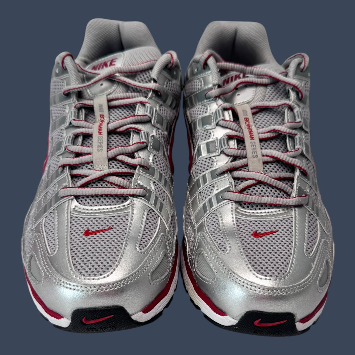 Nike P-6000 Metallic Silver Gym Red CD6404-024