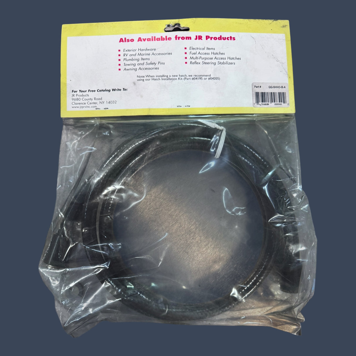 JR Products QQ-SHOO-B-A | Exterior Shower Hose | Black RV Replacement Hose