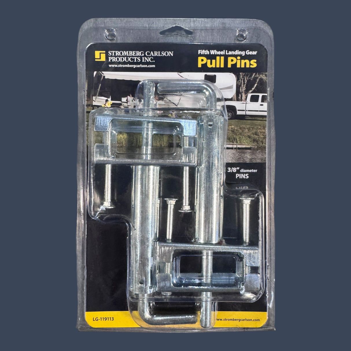 Stromberg Carlson LG-119113 | Landing Gear Pull Pins | 3/8" Fifth Wheel Replacement Pins
