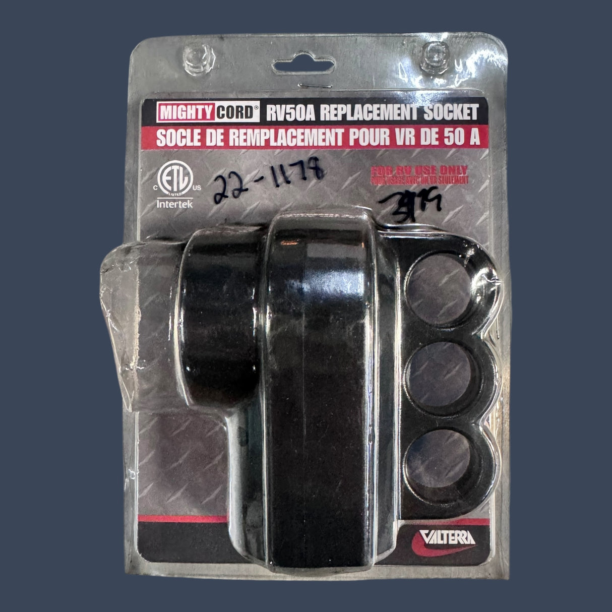 Valterra A10-R50VP | Mighty Cord 50 Amp Replacement Receptacle | RV Power Cord Female Connector