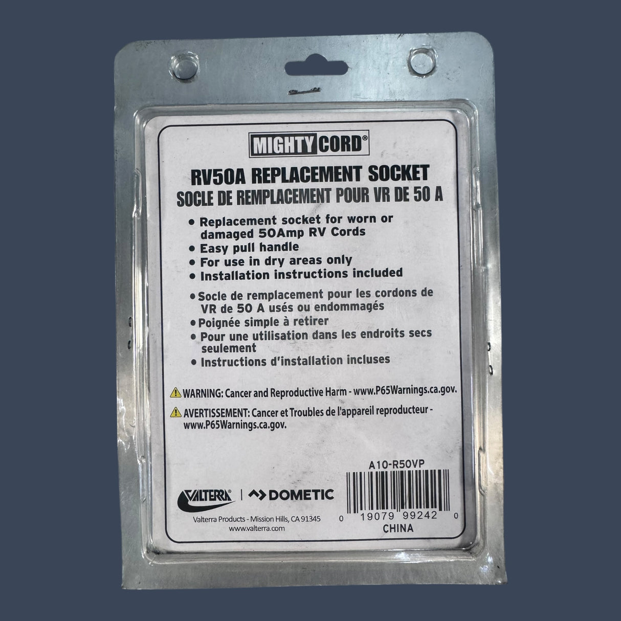 Valterra A10-R50VP | Mighty Cord 50 Amp Replacement Receptacle | RV Power Cord Female Connector