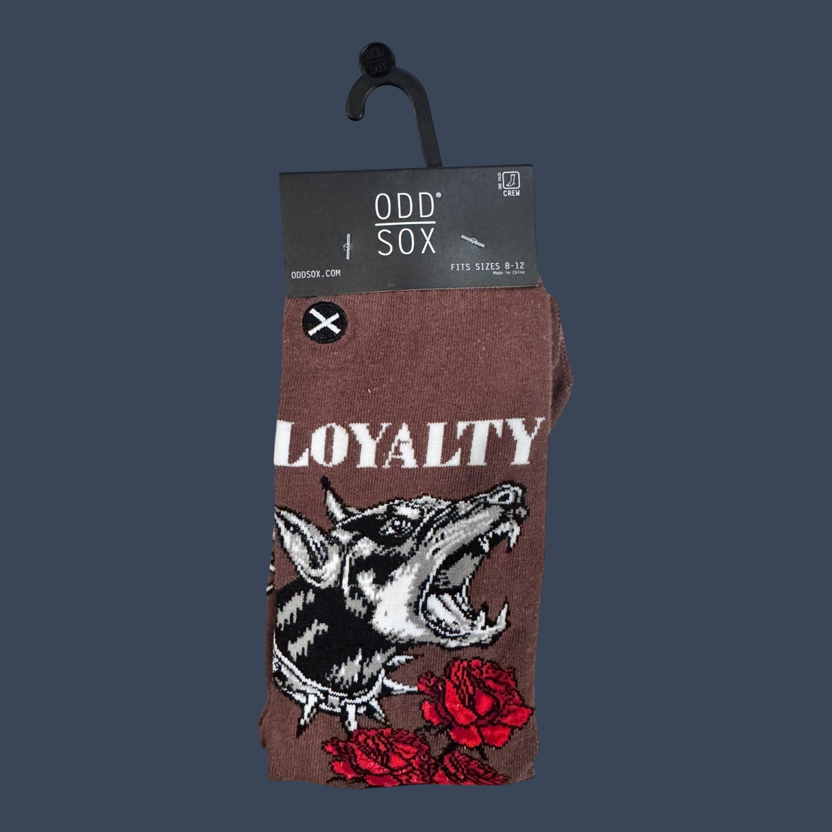 Odd Sox | Loyalty | Size 8-12 | Novelty Graphic Crew Socks