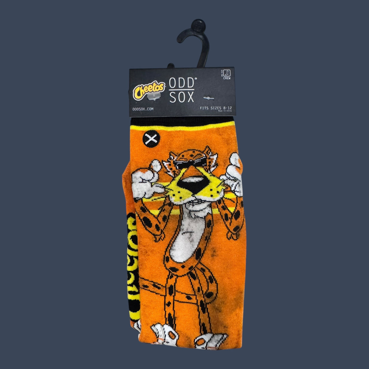 Odd Sox | Cheetos | Size 8-12 | Novelty Graphic Crew Socks