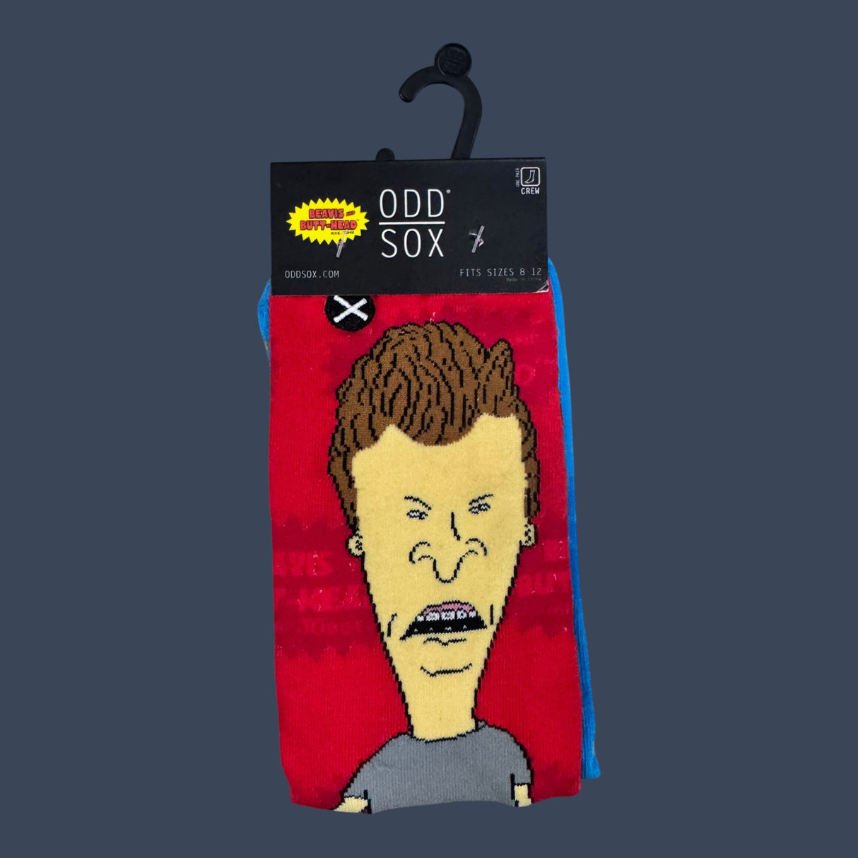 Odd Sox |Beavis and Butt-Head | Size 8-12 | Novelty Graphic Crew Socks