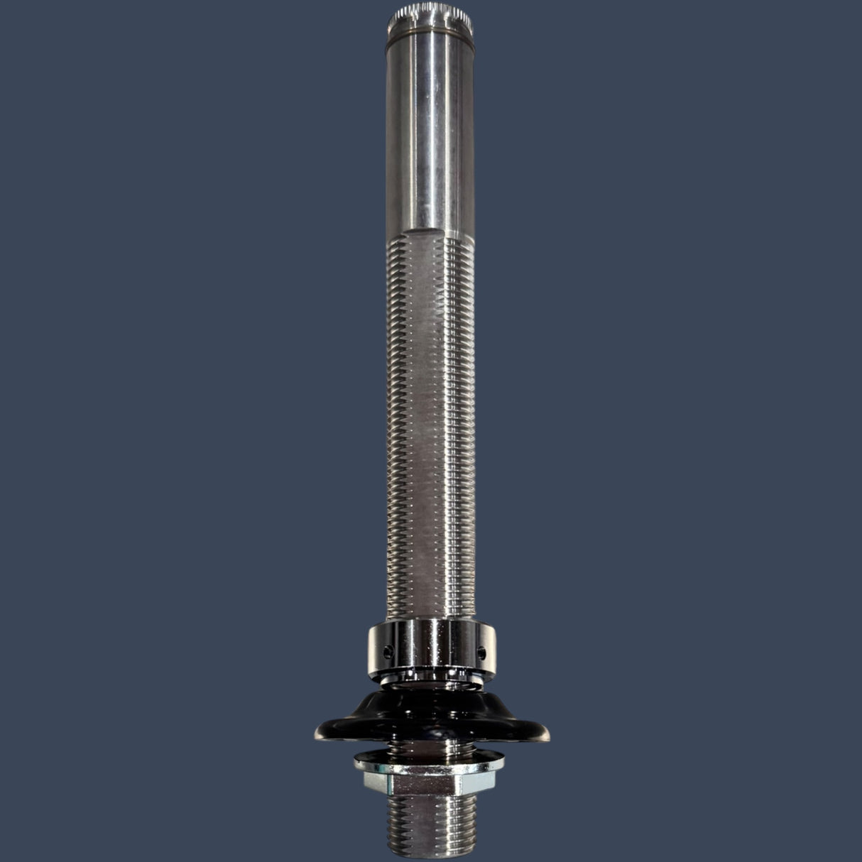 Micro Matic 4338AS-304 | 8-1/8" 304 Stainless Steel Beer Shank Assembly | Draft Beer Tower Shank
