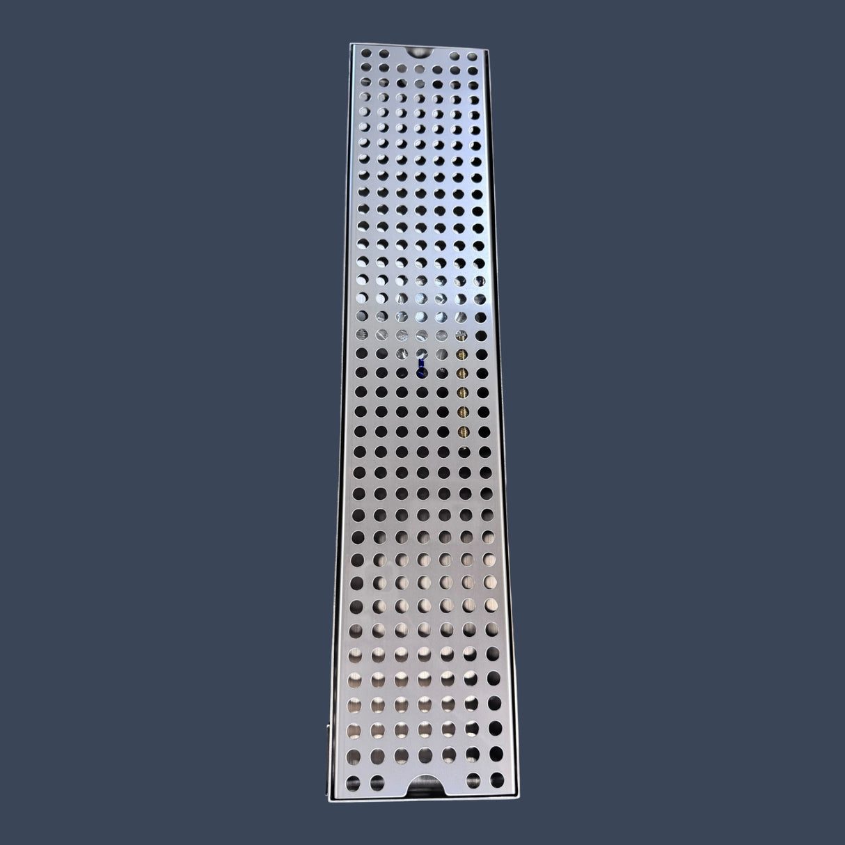 Micro Matic DP-120D-24-P | 24" Stainless Steel Surface Mount Beer Drip Tray with Drain | OEM Draft System Accessory