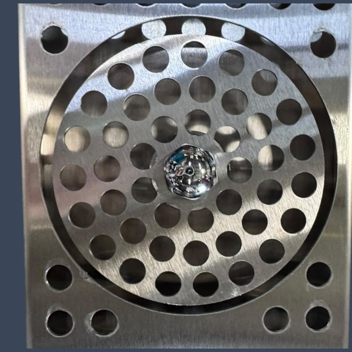 Micro Matic DP-120D-45GR | 45" Stainless Steel Surface Mount Beer Drip Tray with Drain & Glass Rinser | OEM Draft System Accessory