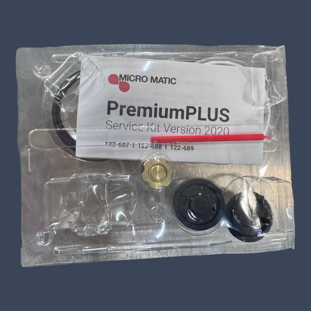 Micro Matic 122-635 | 6-Piece Premium Plus Regulator Service Kit | OEM CO2 Gas Regulator Rebuild Kit