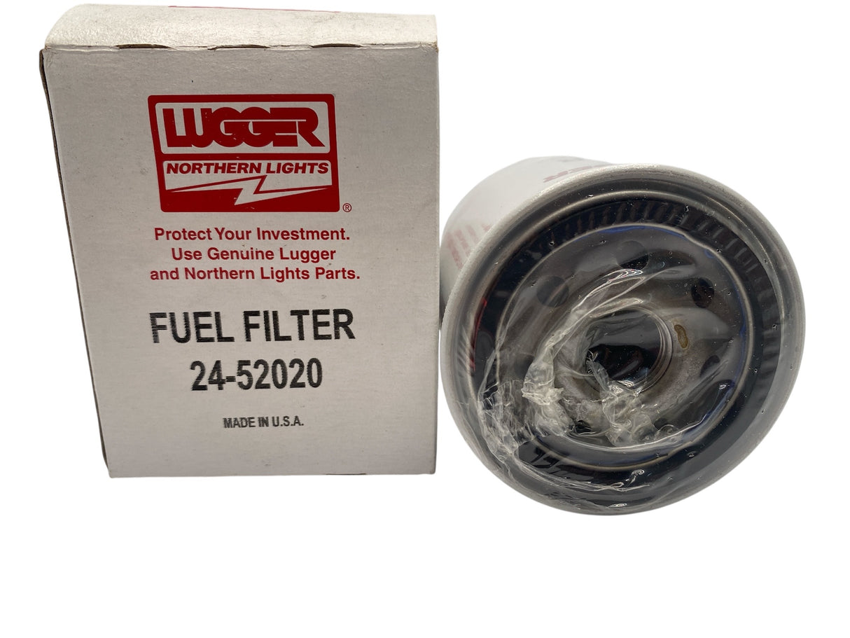 Close-up Lugger 24-52020 Fuel Filter – OEM Replacement for Marine Diesel Generators