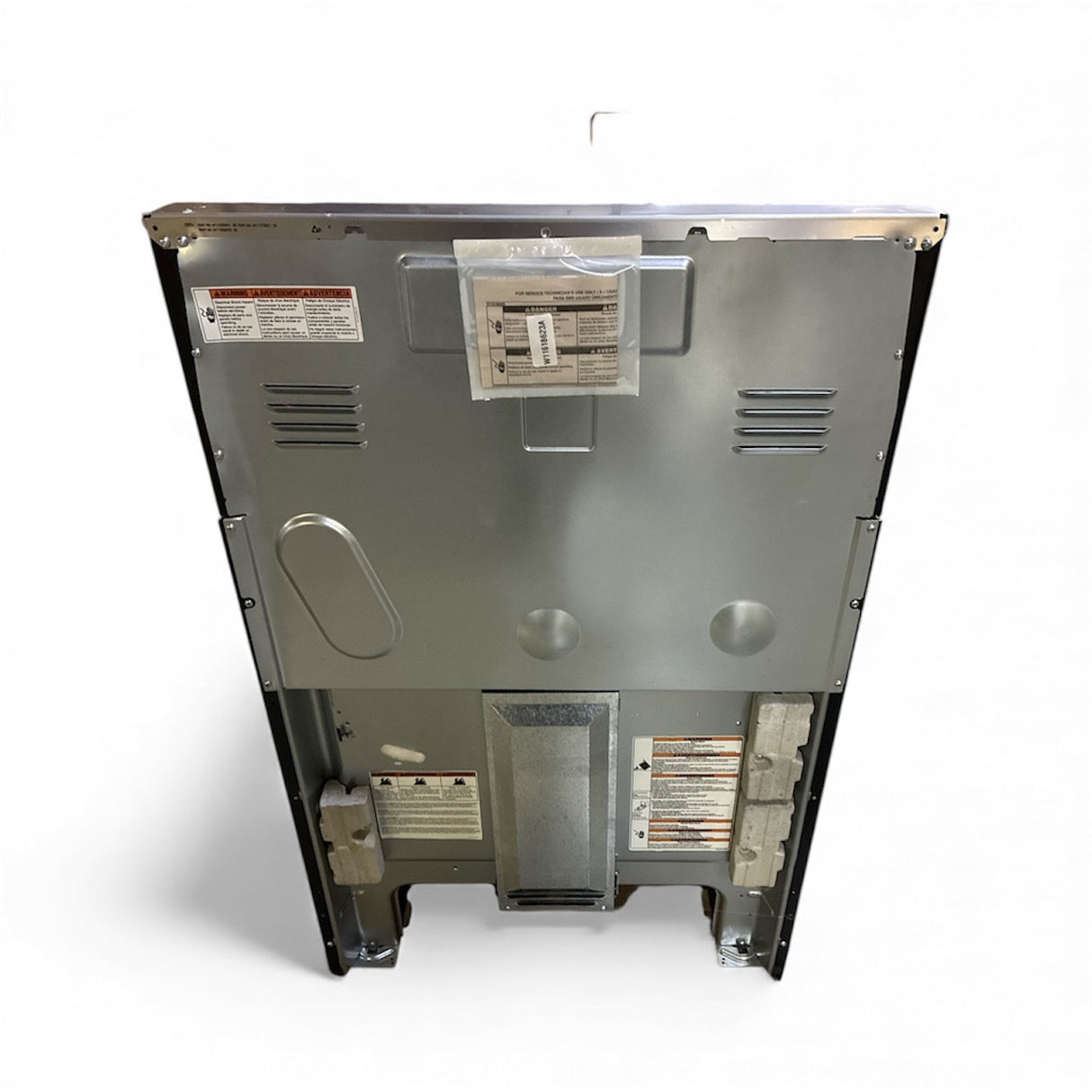 Front View of Whirlpool Stainless Steel 30-inch Range