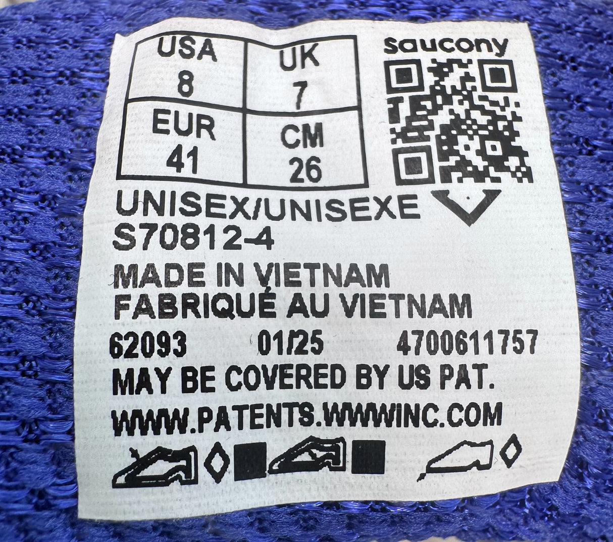 Saucony Ride Millennium White/Royal S70812-4