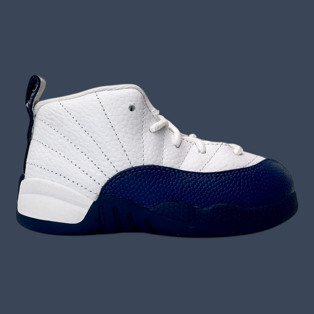 Childrens Air Jordan 12 Retro GS White/French Blue – 850000-114