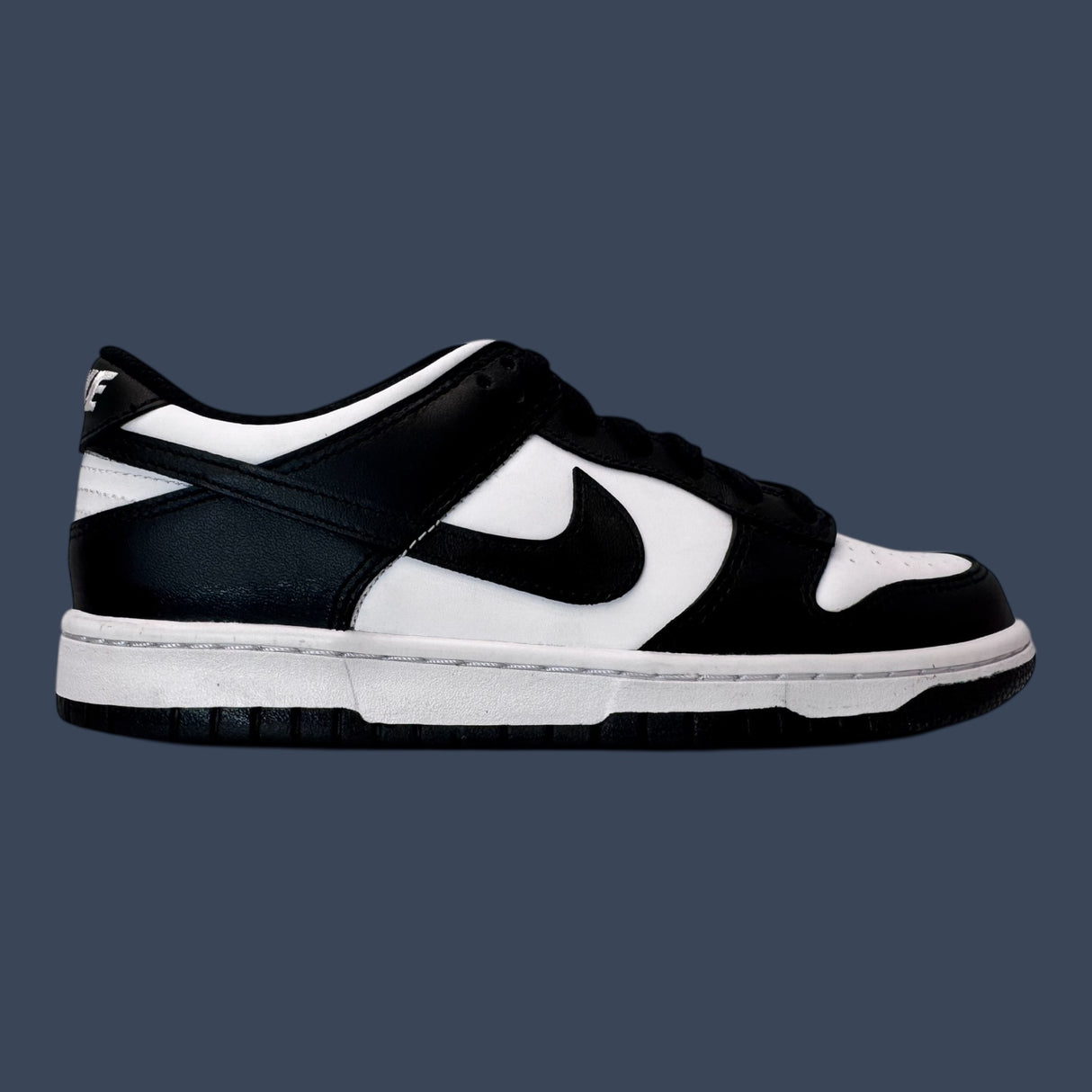 Youth Nike Dunk Low White Black CW1590-100