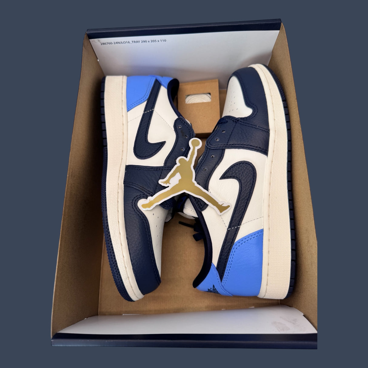 Air Jordan 1 Retro Low OG GS Obsidian/University Blue – CZ0858-400