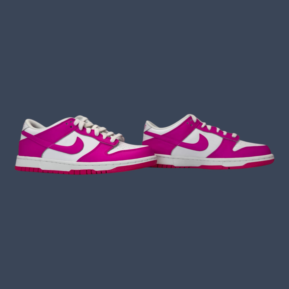 Nike Dunk Low GS White/Laser Fuchsia – FB1909-102