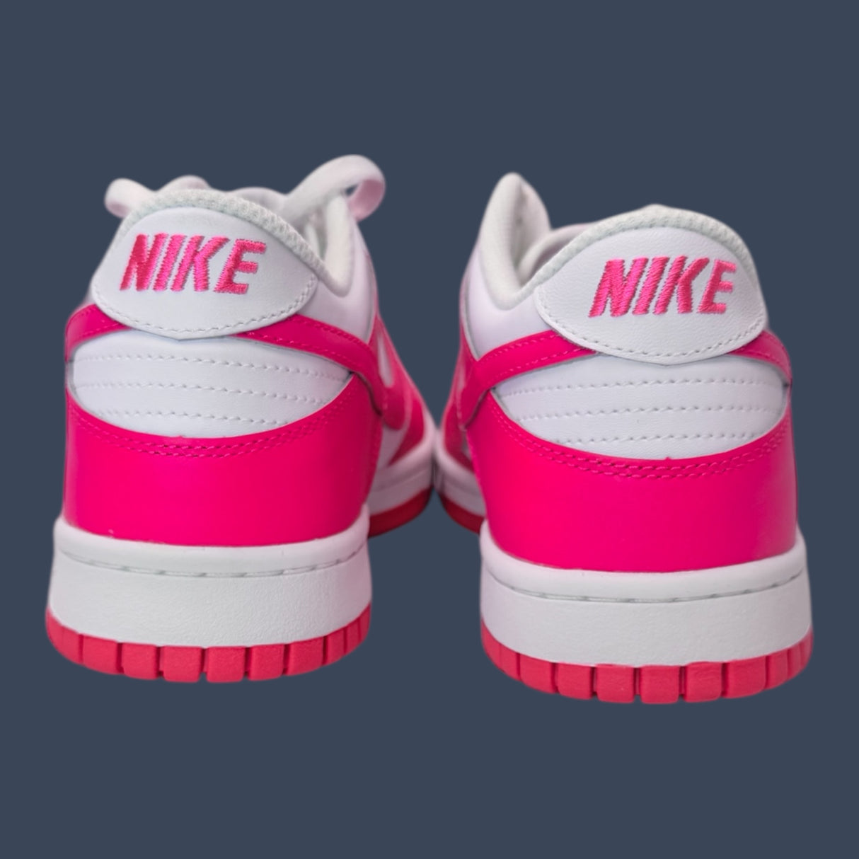 Nike Dunk Low GS White/Laser Fuchsia – FB1909-102