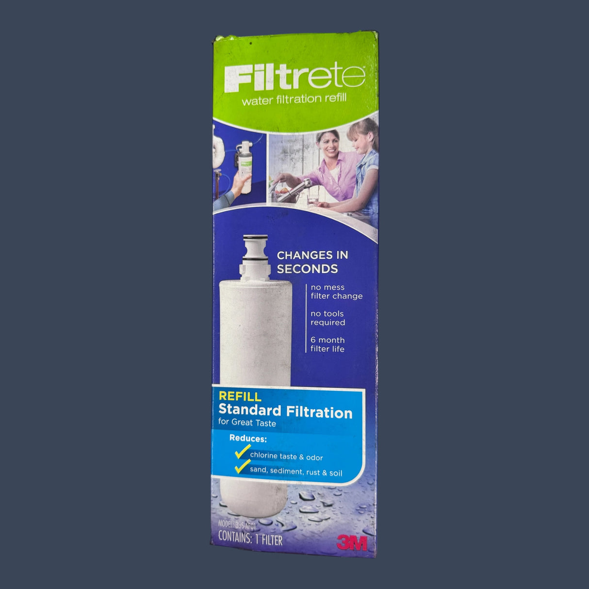 3M Filtrete | 5 Micron Under Sink Replacement Water Filter | Drinking Water Filtration Cartridge