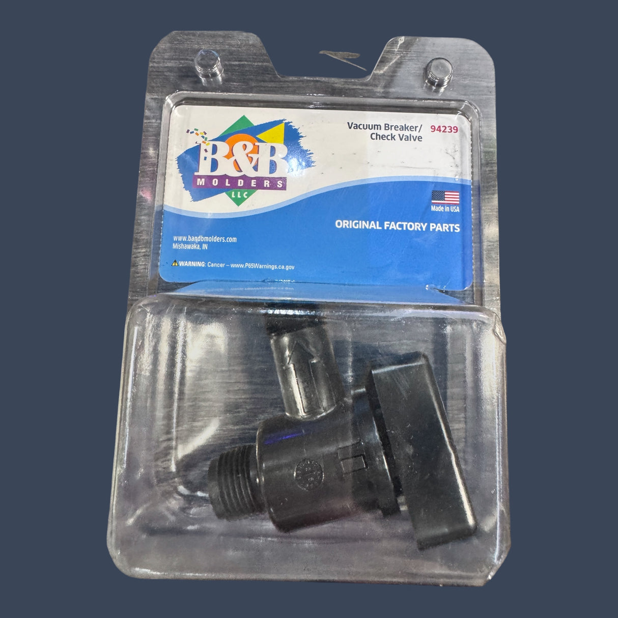 B&B Molders 94239 | Vacuum Breaker Check Valve | RV Plumbing Replacement Valve