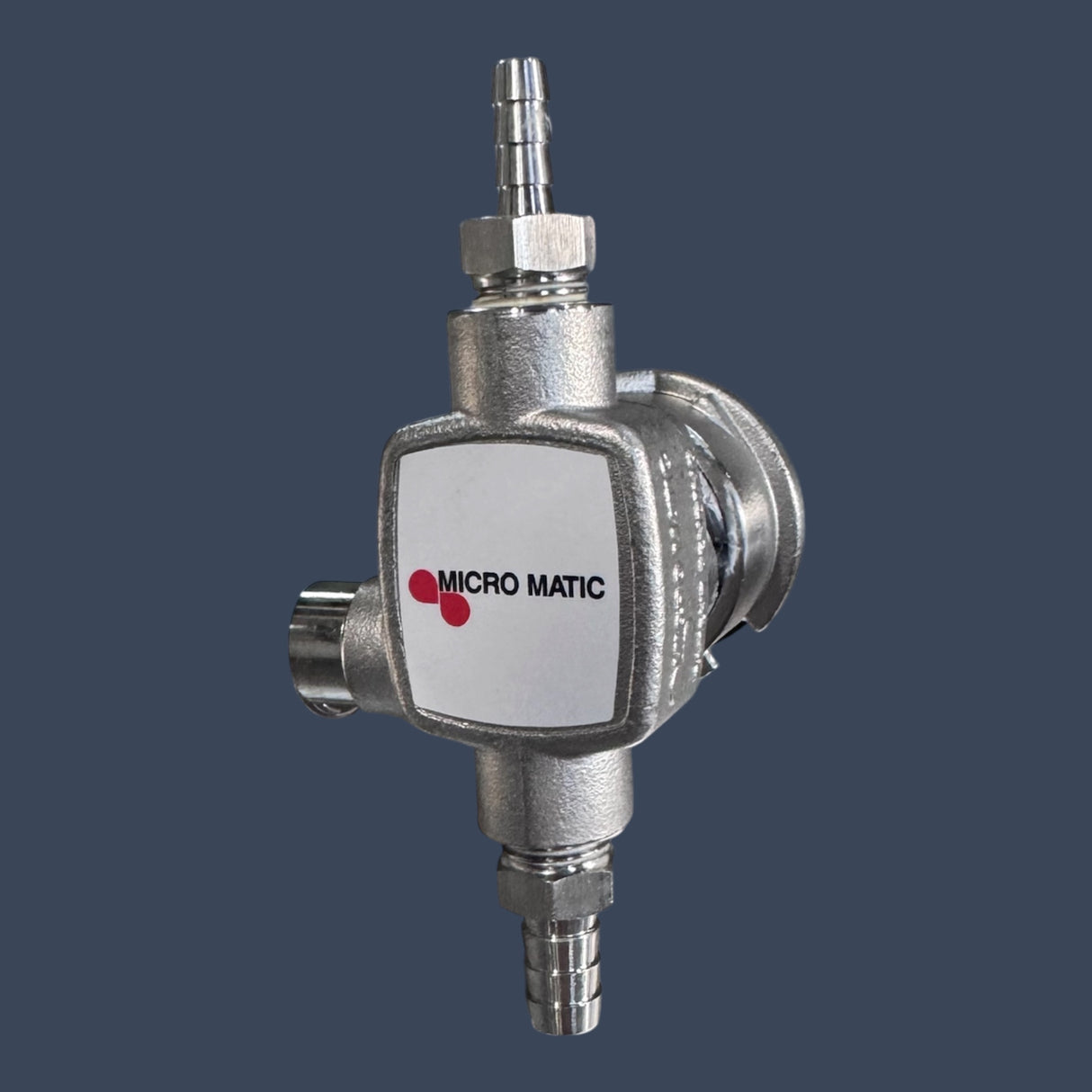 Micro Matic MM-LPC-D | Low Profile D System Keg Coupler | Stainless Steel American Sankey Tap