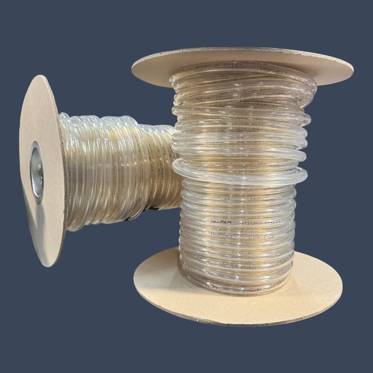 Micro Matic 547C1200TG | T-Guard Ultra Barrier Vinyl Beer Line | 3/16" I.D. | 100' Spool