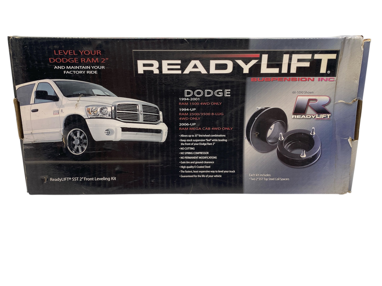 ReadyLIFT 66-1090 2" Front Leveling Kit – Fits 1994–2013 Dodge Ram 4WD