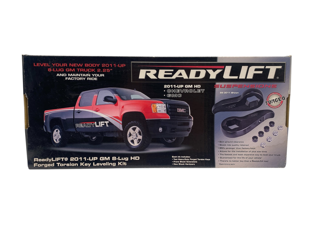 ReadyLIFT 66-3011 Forged Torsion Key Front Leveling Kit – GM 2500HD/3500HD