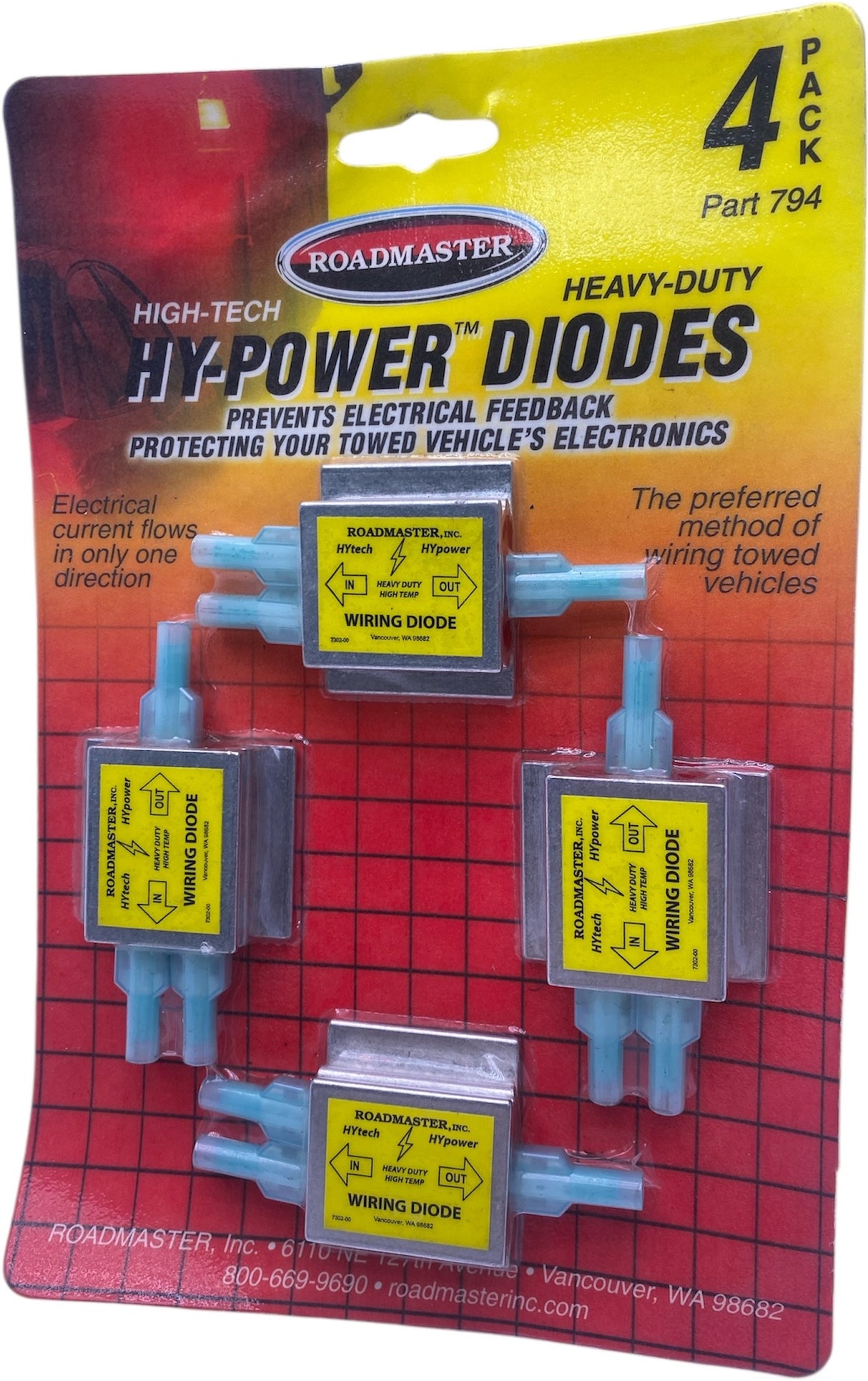 Roadmaster 794 Hy-Power Diodes – Set of 4 with Aluminum Heat Sink