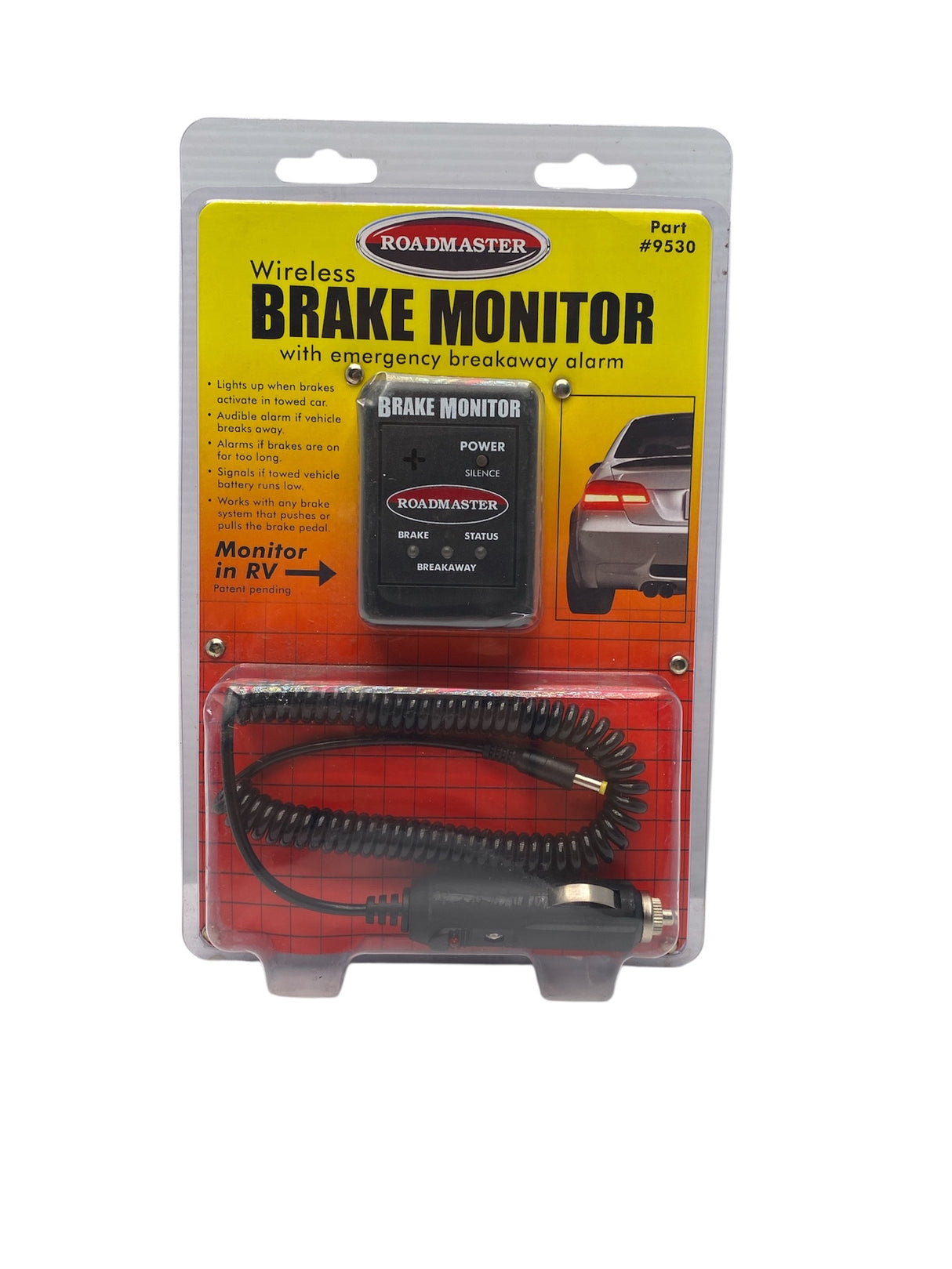 Roadmaster 9530 Wireless Universal Supplemental Braking System Monitor