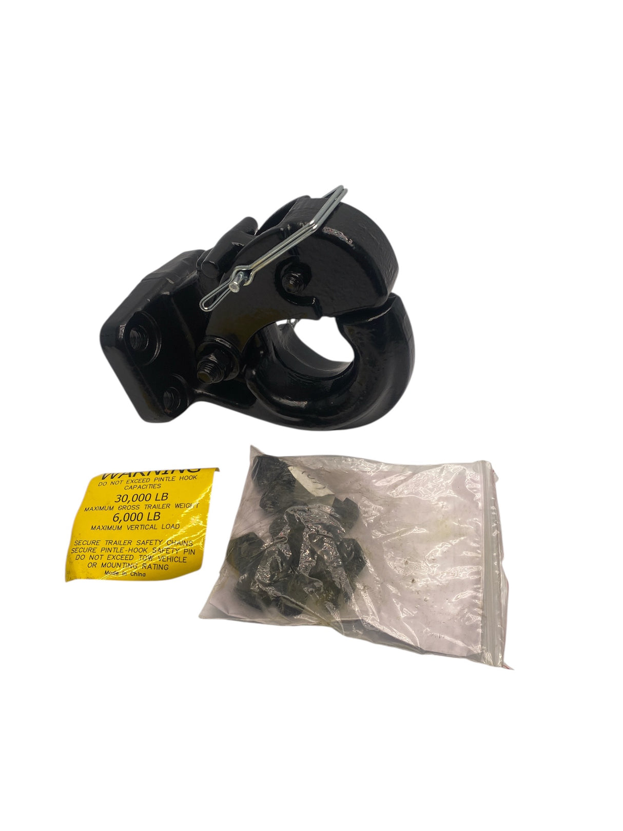 Tow Ready 63015 Bolt-On Pintle Hook – 30,000 lb Capacity