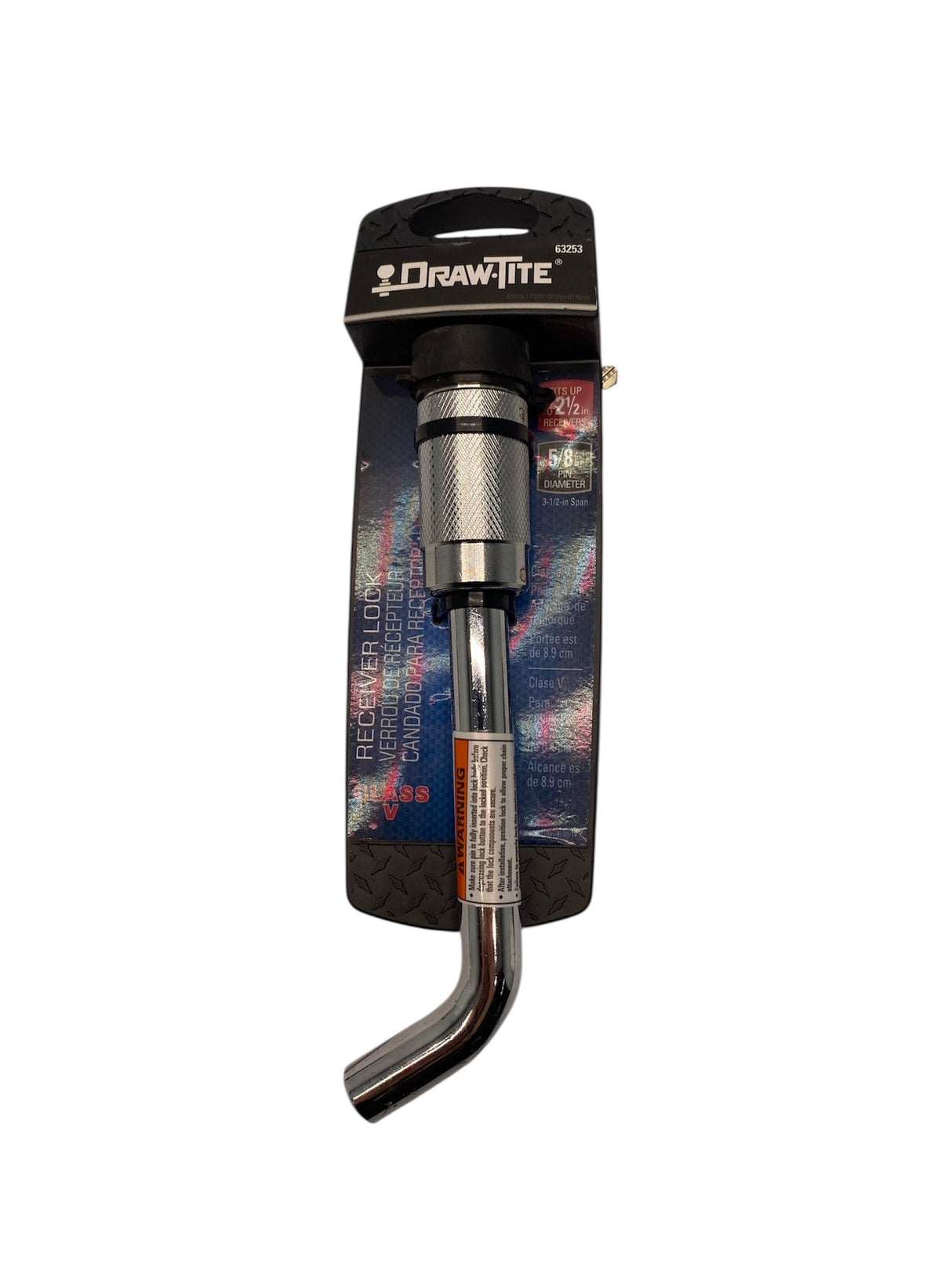 Tow Ready 63253 Receiver Lock – 5/8" Bent Pin for 2" Receiver