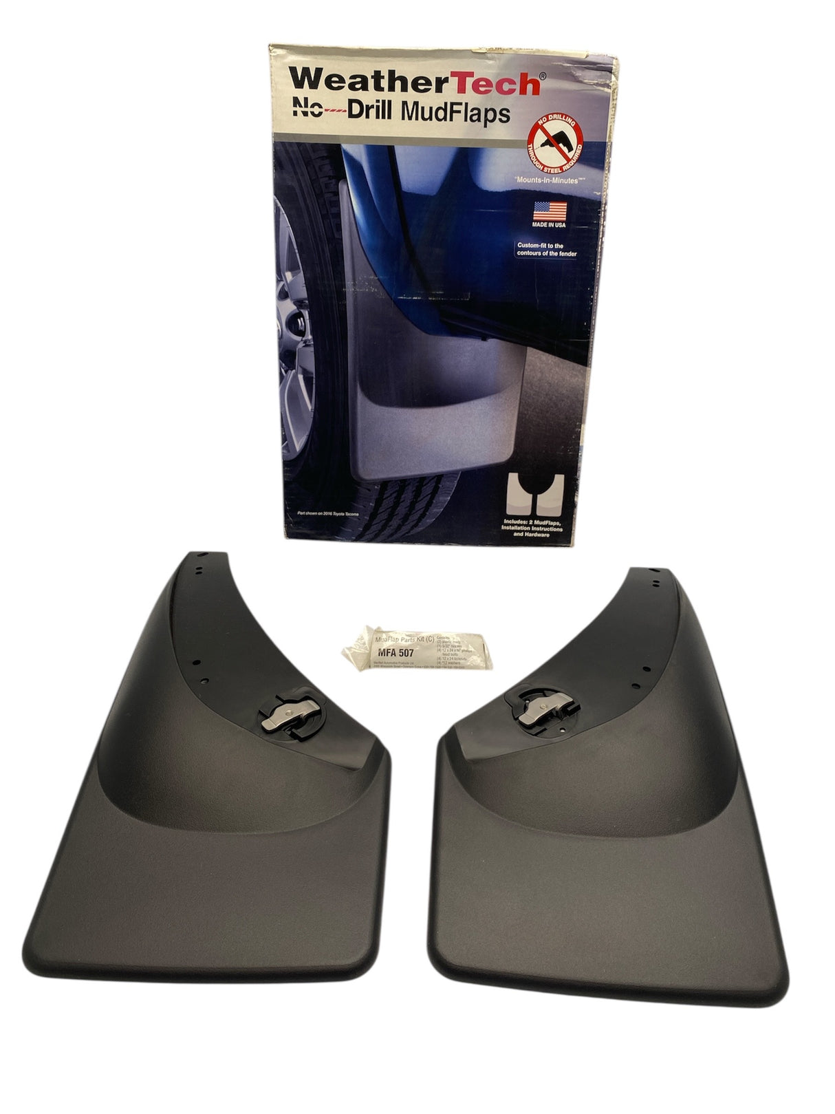 WeatherTech 120006 No-Drill DigitalFit MudFlaps for Chevy Avalanche