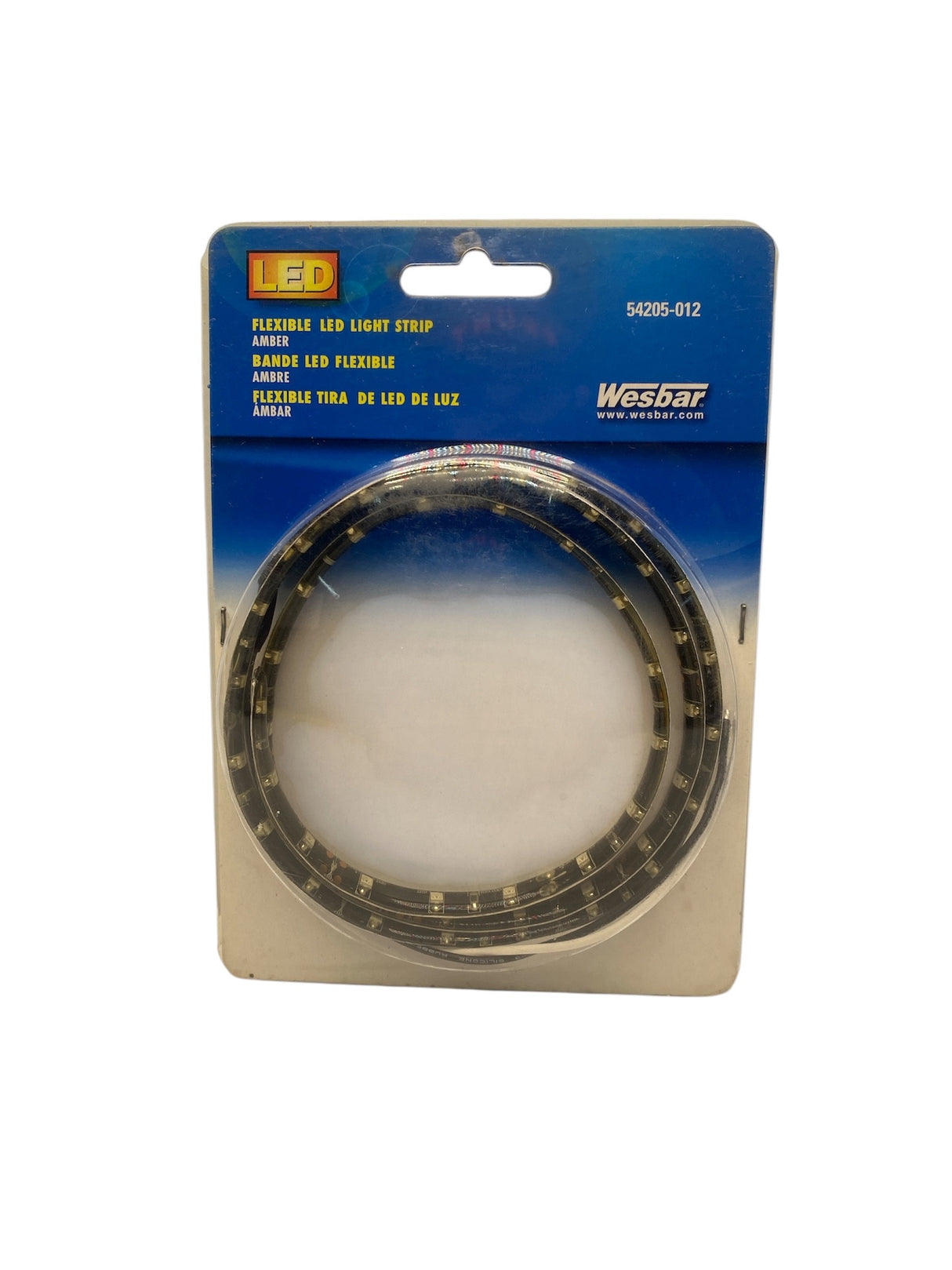 Wesbar 54205-012 Flexible LED Light Strip – Amber 12"
