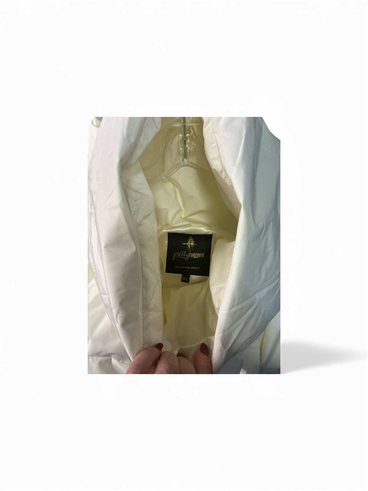 Front view of women’s insulated puffer vest