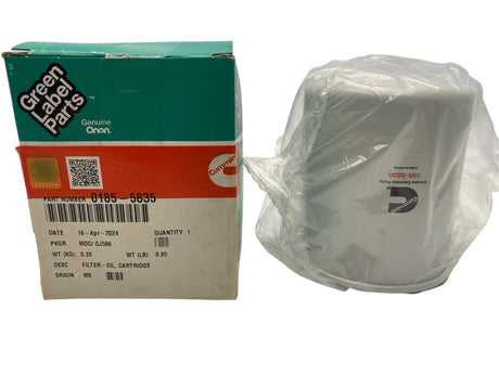 Green Label Parts Oil Filter 0185-5835 – Genuine OEM Replacement for Onan Diesel Generator HDKAG