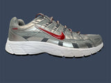 Youth Nike P-6000 GS Metallic Silver Gym Red HV5064-002