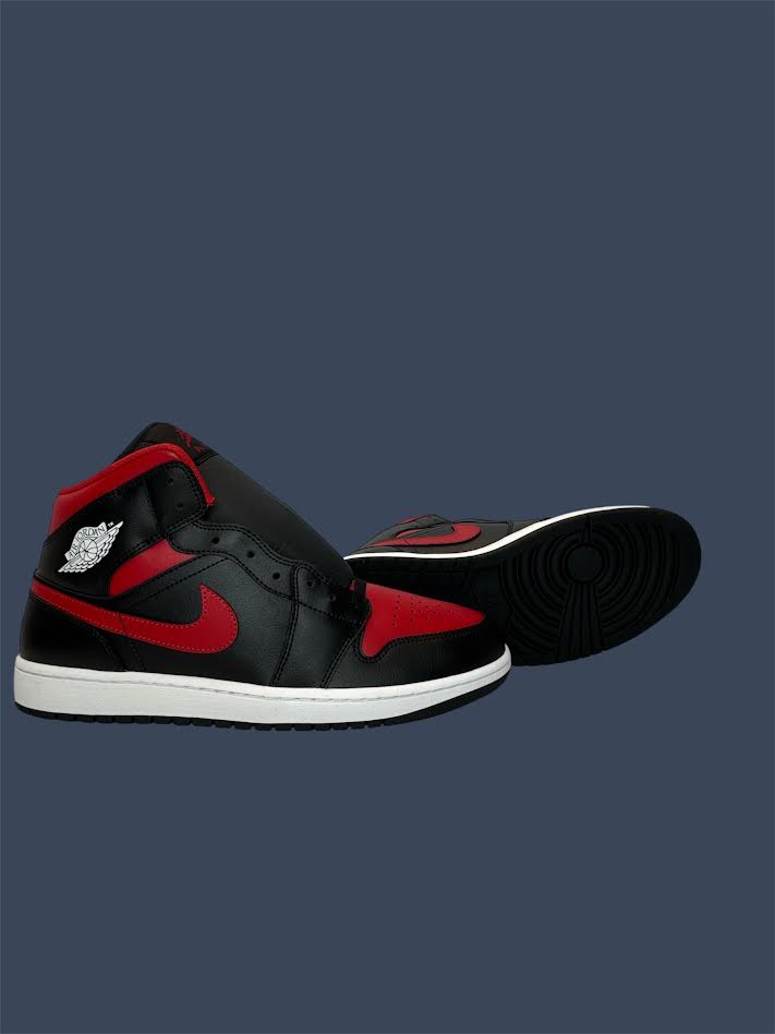 Air Jordan 1 Mid Black Varsity Red Summit White DQ8426-067