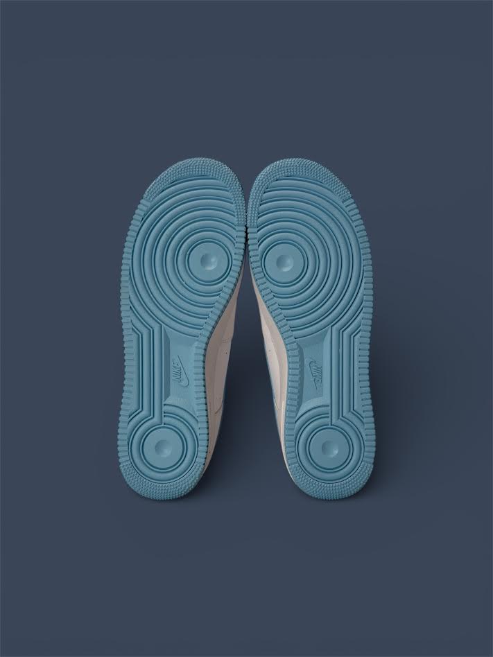 Nike Air Force 1 ’07 White Aquarius Blue  | FQ4296-100