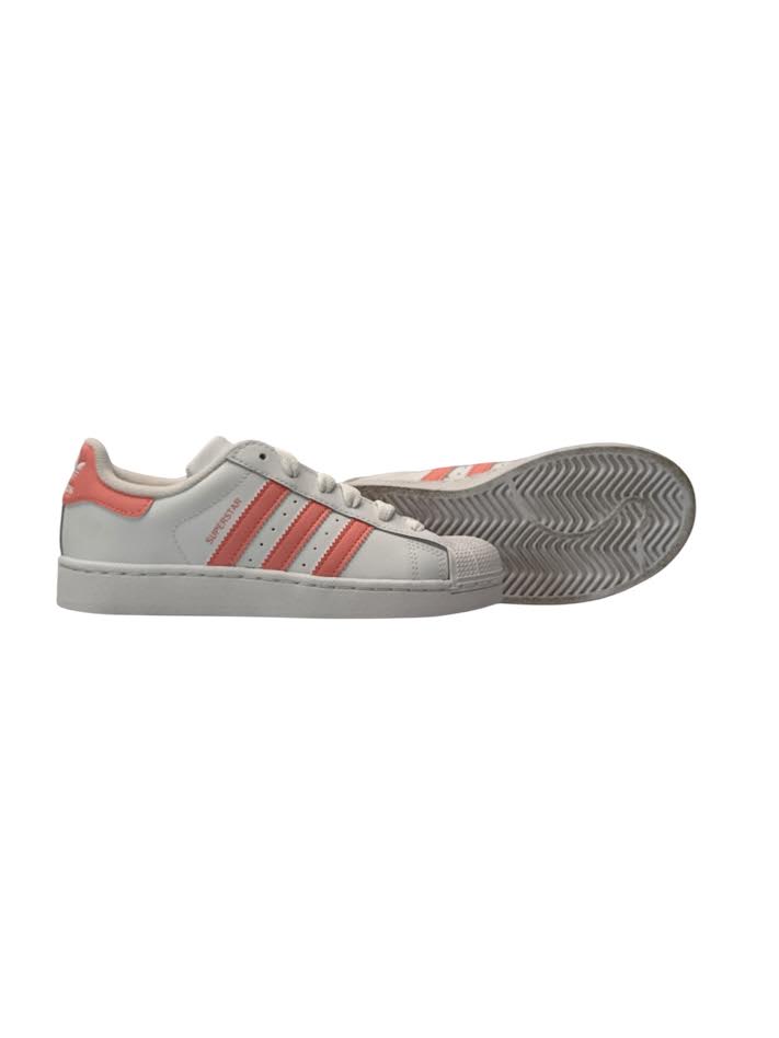 Kids adidas Superstar II White Pink Size 2 JH7905