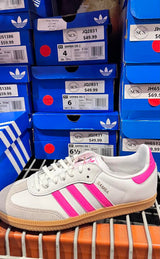Adidas Samba OG J White/Lucid Pink/Gum – JQ2831
