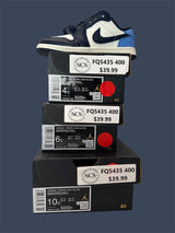 Kids Nike Jordan 1 Retro Low OG TD Obsidian University Blue FQ5435-400
