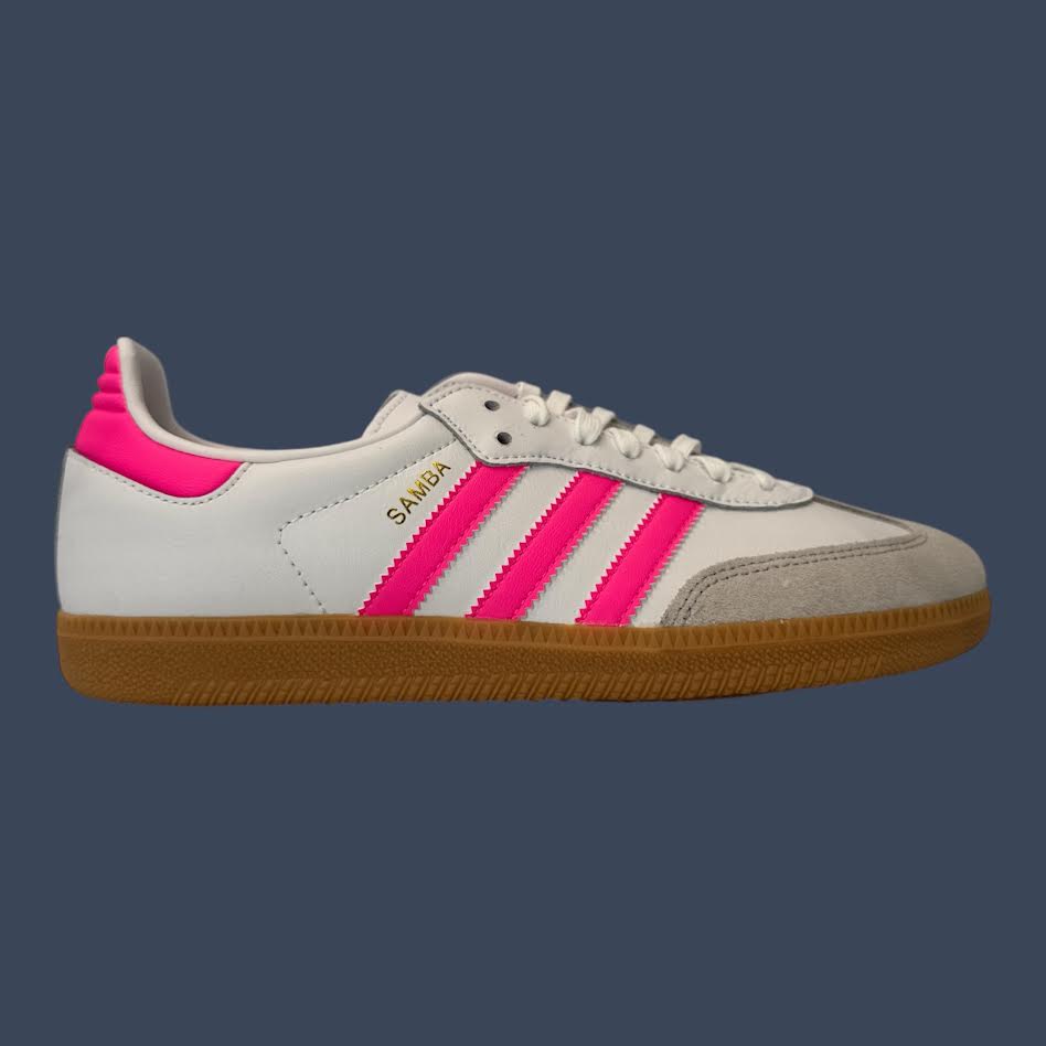 Adidas Samba OG J White/Lucid Pink/Gum – JQ2831