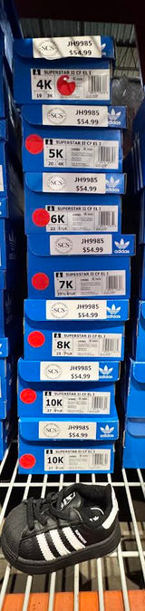 Adidas Superstar II CF EL I Core Black/White – JH9985