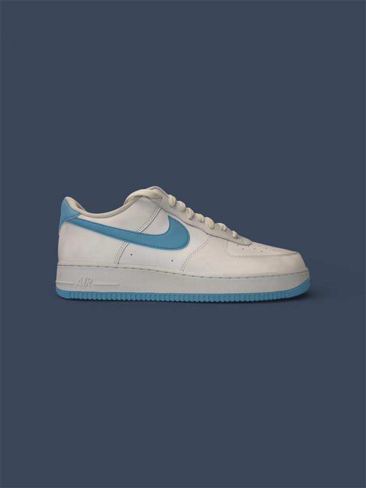 Nike Air Force 1 ’07 White Aquarius Blue  | FQ4296-100