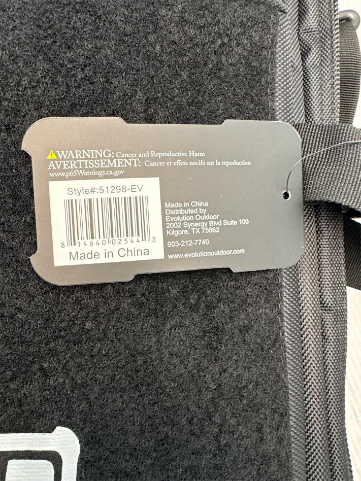 Evolution Outdoor 51298-EV | 1680 Tactical 36" Single Rifle Case | Black | Padded