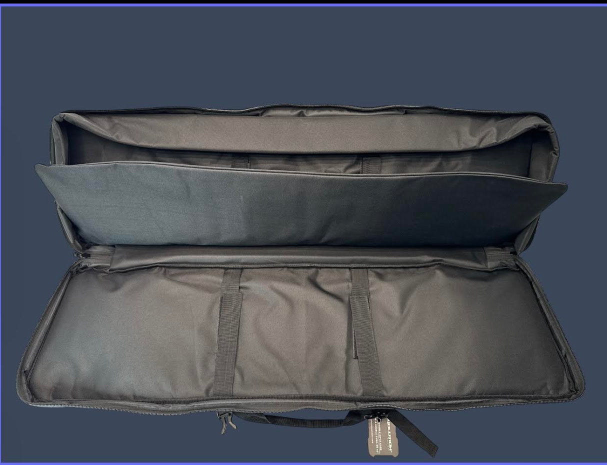 Evolution Outdoor 51286-EV | 1680 Tactical 42" Double Rifle Case | Black | Padded